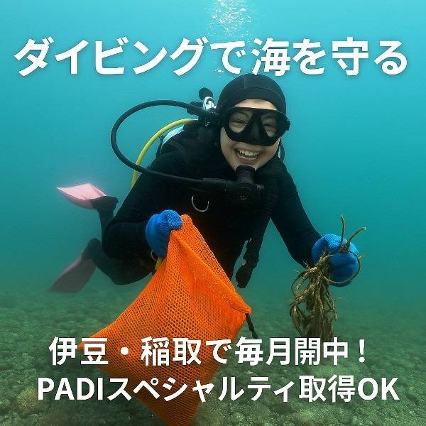海を守る！ダイバーの力を貸してください