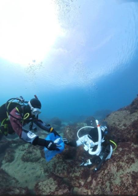 ファンダイビングと海中清掃を開催｜伊豆・稲取の海を守る一日