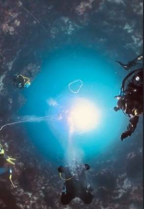 伊豆・稲取の海でバブルリング発射！水中で輪を作るダイバーのテクニック解説