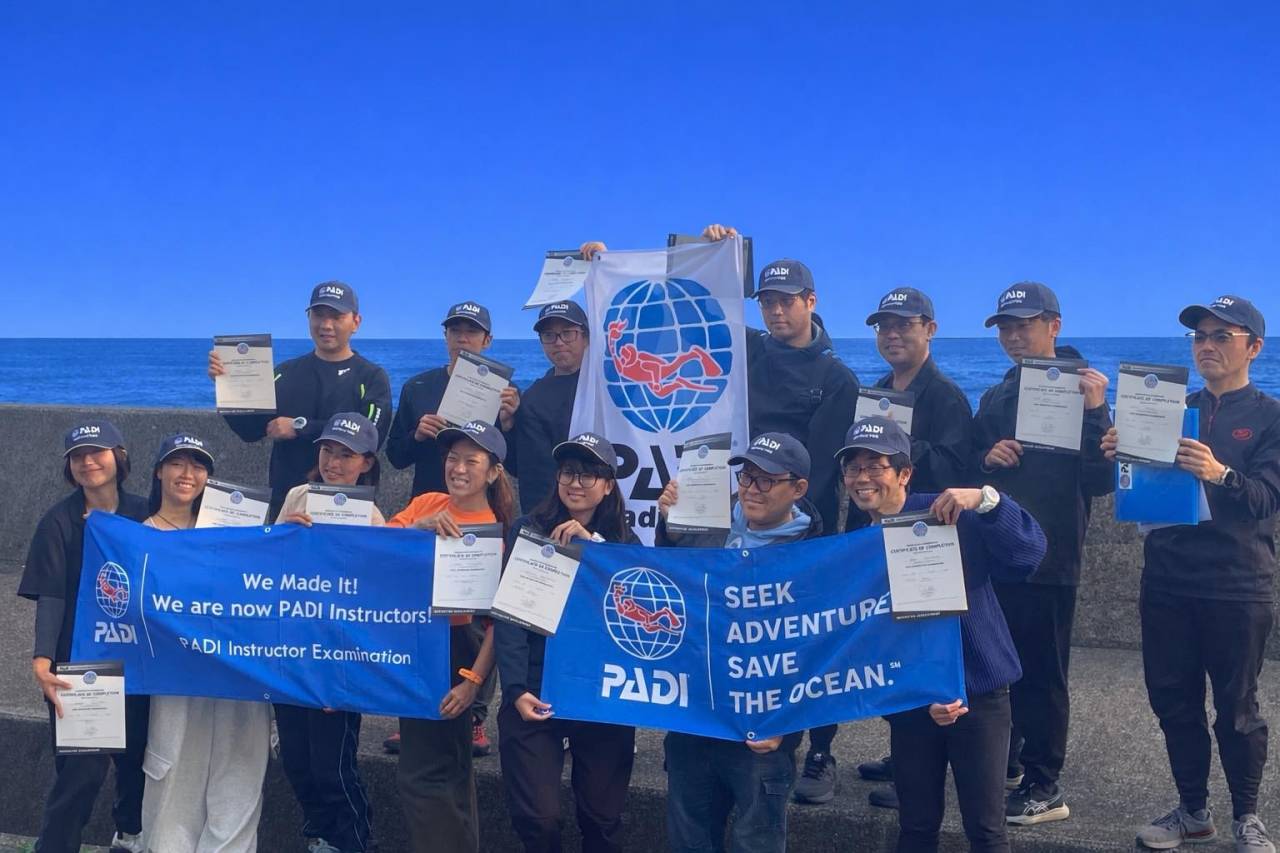 PADIインストラクター試験終了・・・