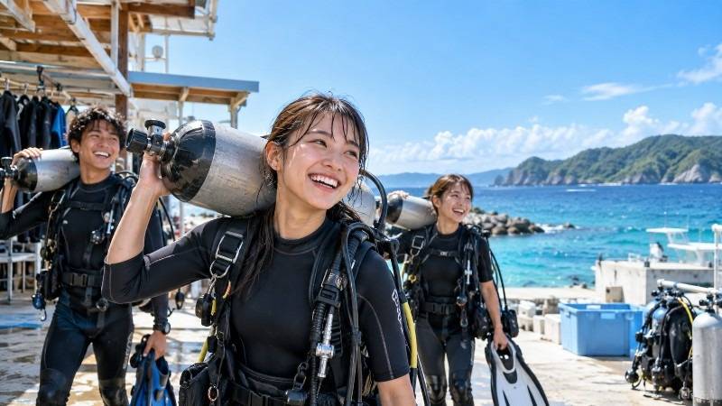 ダイビング研修・インターンシップの受け入れについて